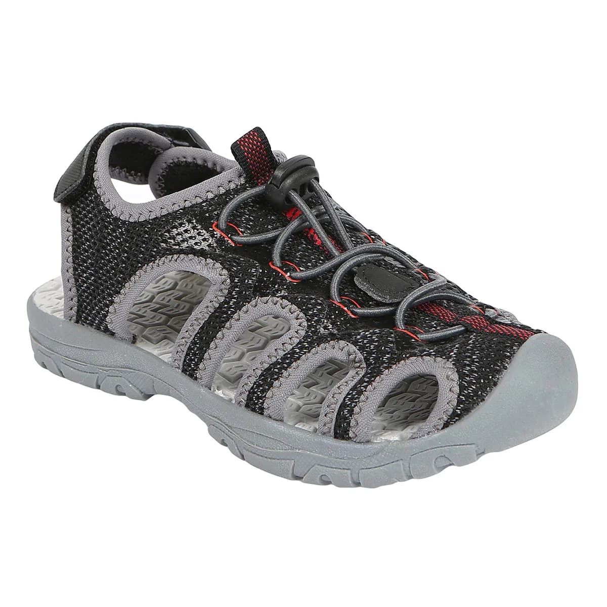 DK GRAY/RED