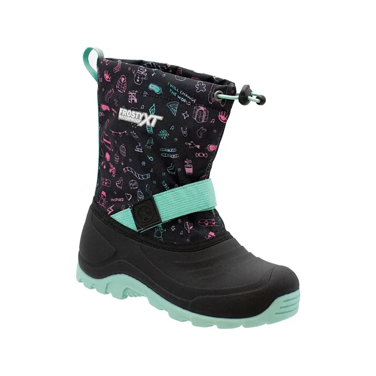 BLACK / AQUA